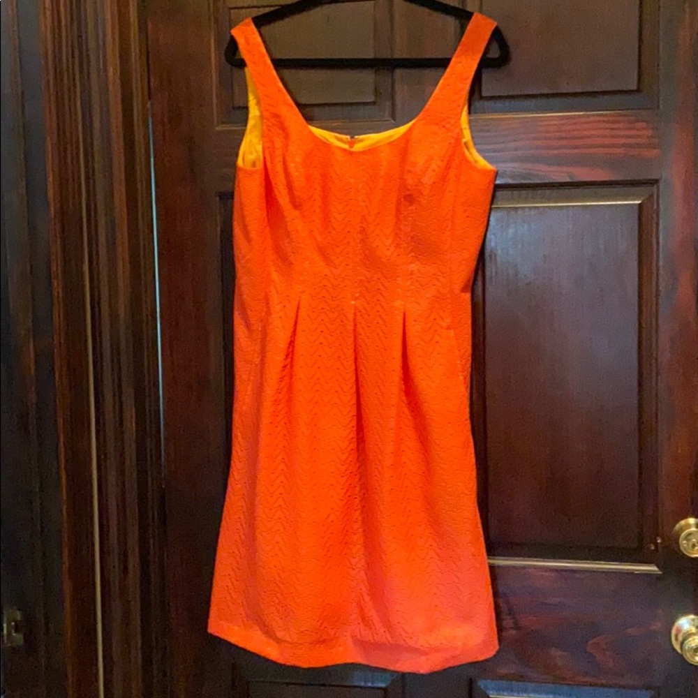 Orange sun dress